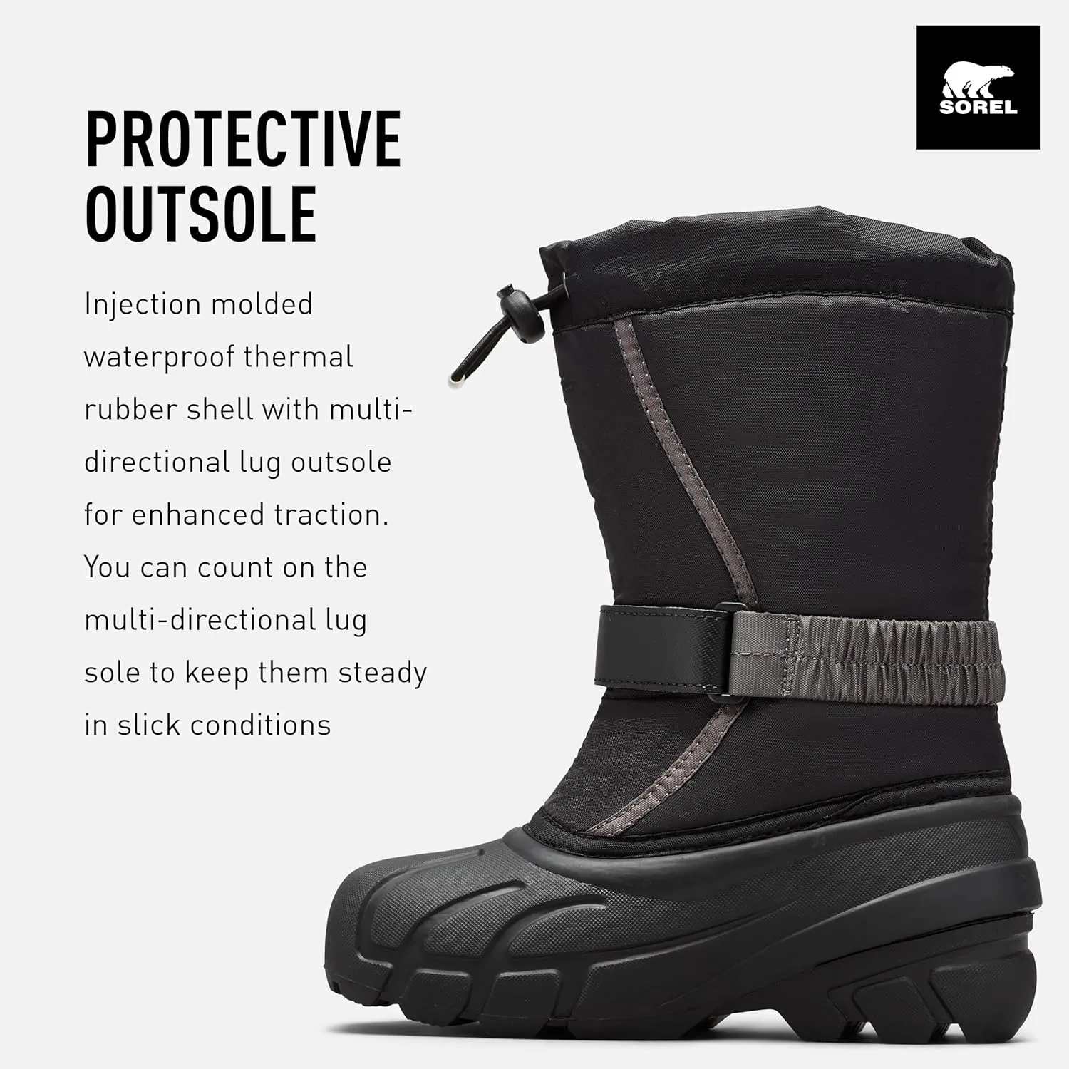 SOREL - Youth Flurry Winter Snow Boots for Kids