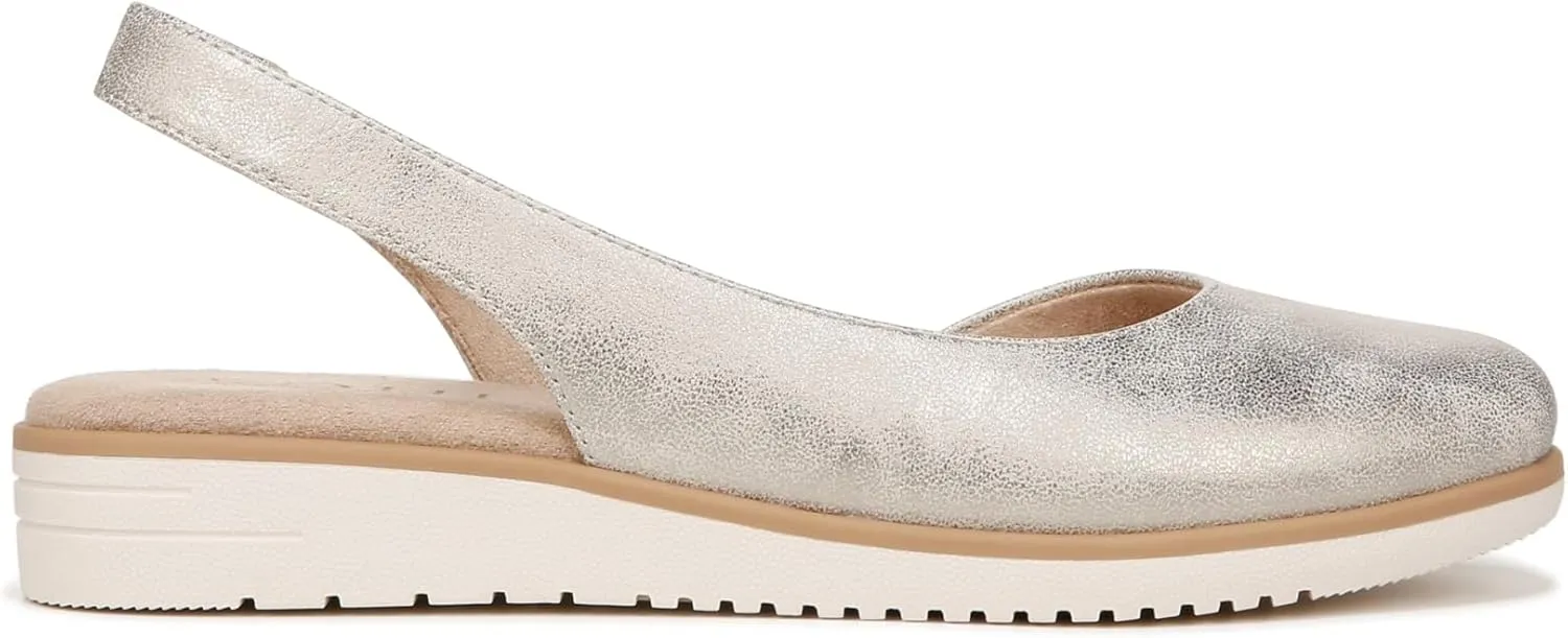 SOUL Naturalizer Women's Idea-Dorsay Slingback Ballet Flats