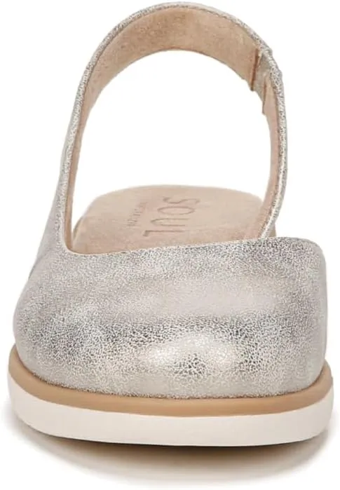SOUL Naturalizer Women's Idea-Dorsay Slingback Ballet Flats