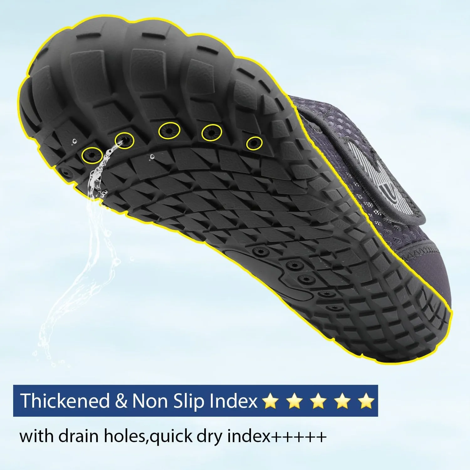 Spesoul Water Shoes for Women Men Quick Dry Aqua Socks for Swim Beach Pool Hiking Training Summer Sandals Outdoor Zero Drop Barefoot Shoes