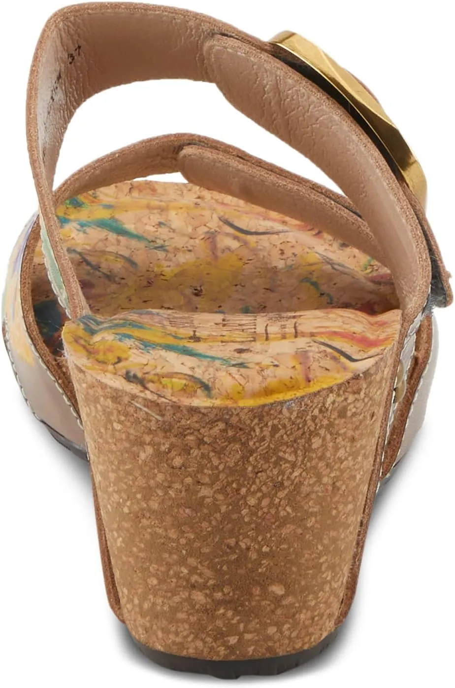 Spring Step L'Artiste Women's BRISEIS - Hand-Painted Slip-On Sandals for Stylish Wanderers