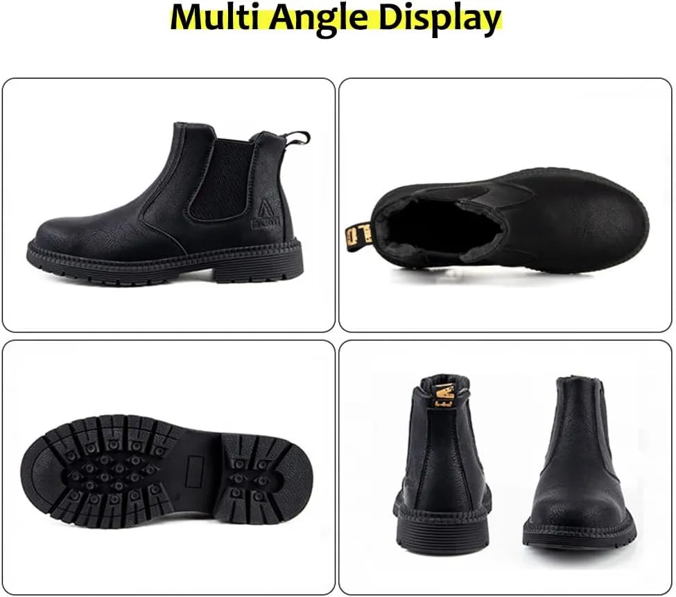 Steel Toe Work Shoes for Men Women Lightweight Comfortable Waterproof Industrial & Construction Safety Boots