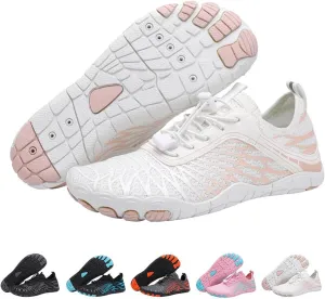 StoneLiquid Hike Barefoot Footwear Womens Men, Non-Slip Zero Drop Sole Trail Running Sneakers Wide Toe Box Shoes