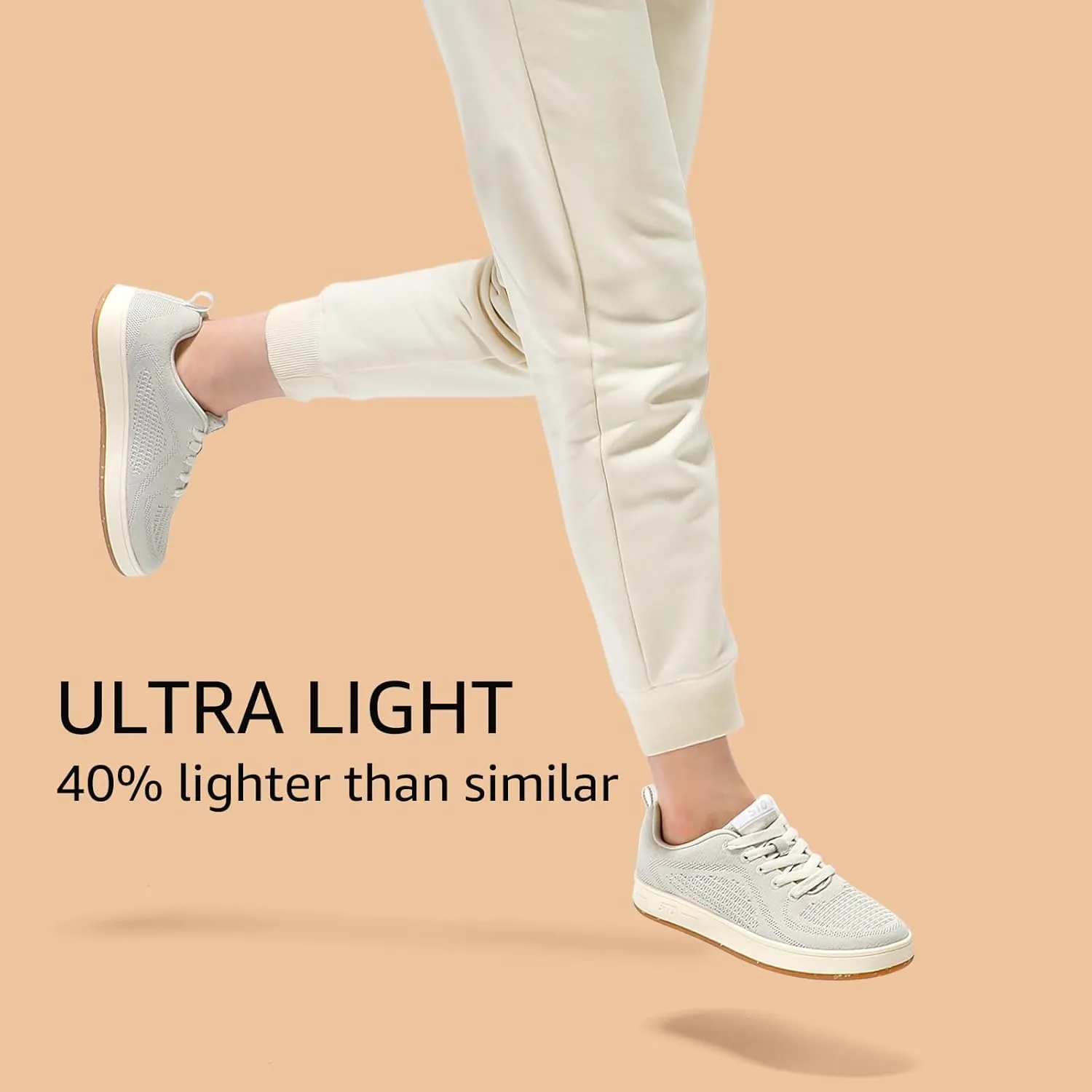 STQ Womens Lace Up Fashion Sneakers Business Casual Shoes | Breathable Mesh Upper Walking Shoes