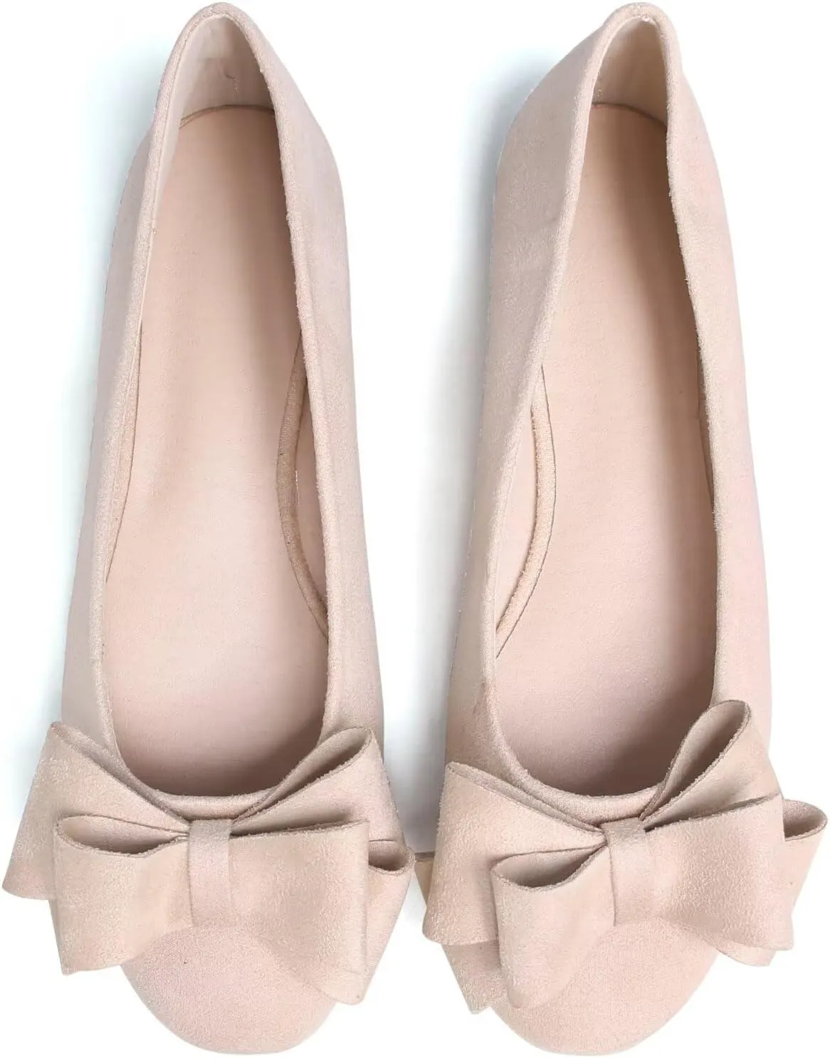 Stunner Women's Dress Flats Cute Round Toe Bowknot Flats Comfortable Ballet Flats Casual Slip On Flat Shoes