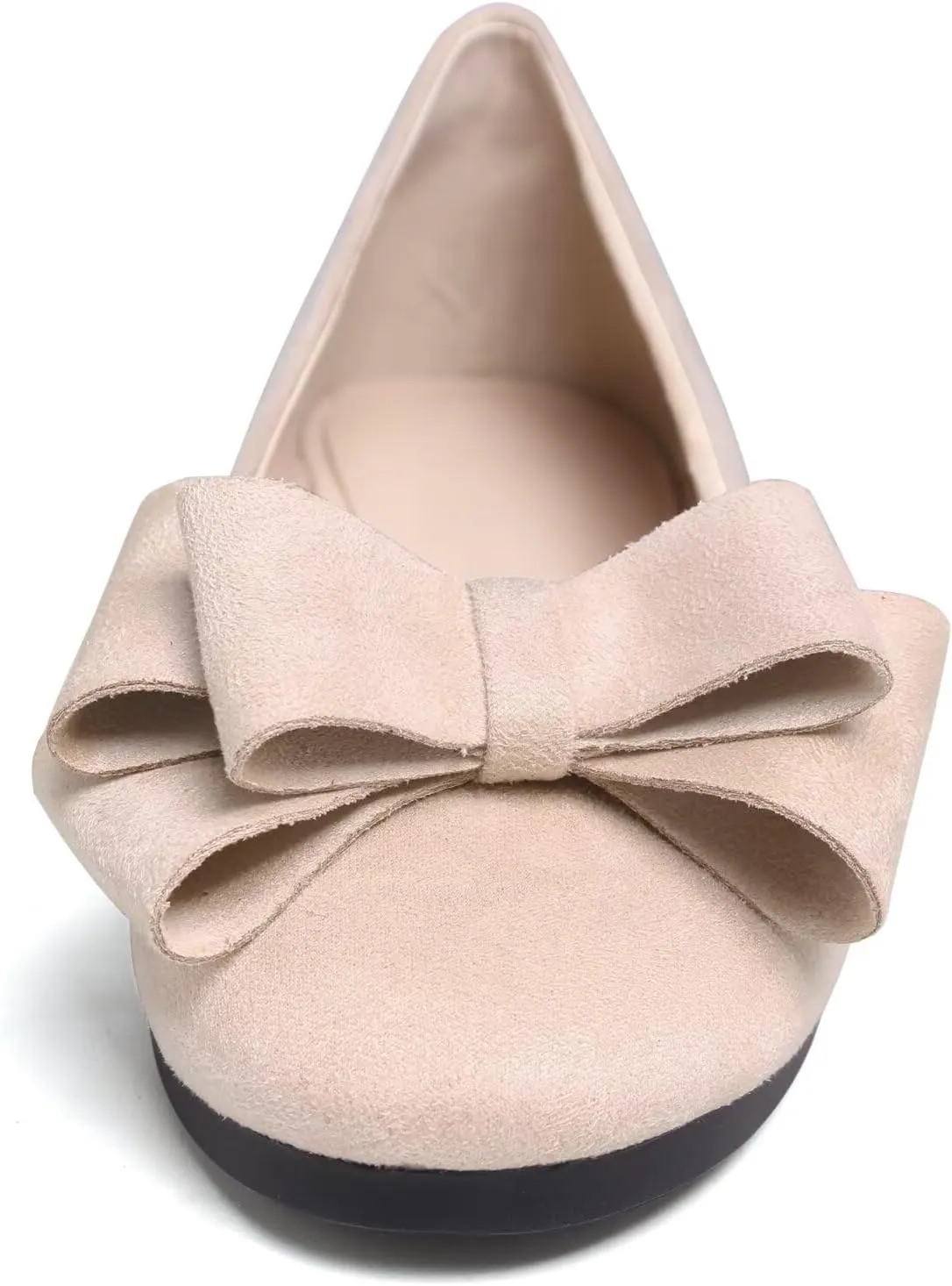 Stunner Women's Dress Flats Cute Round Toe Bowknot Flats Comfortable Ballet Flats Casual Slip On Flat Shoes