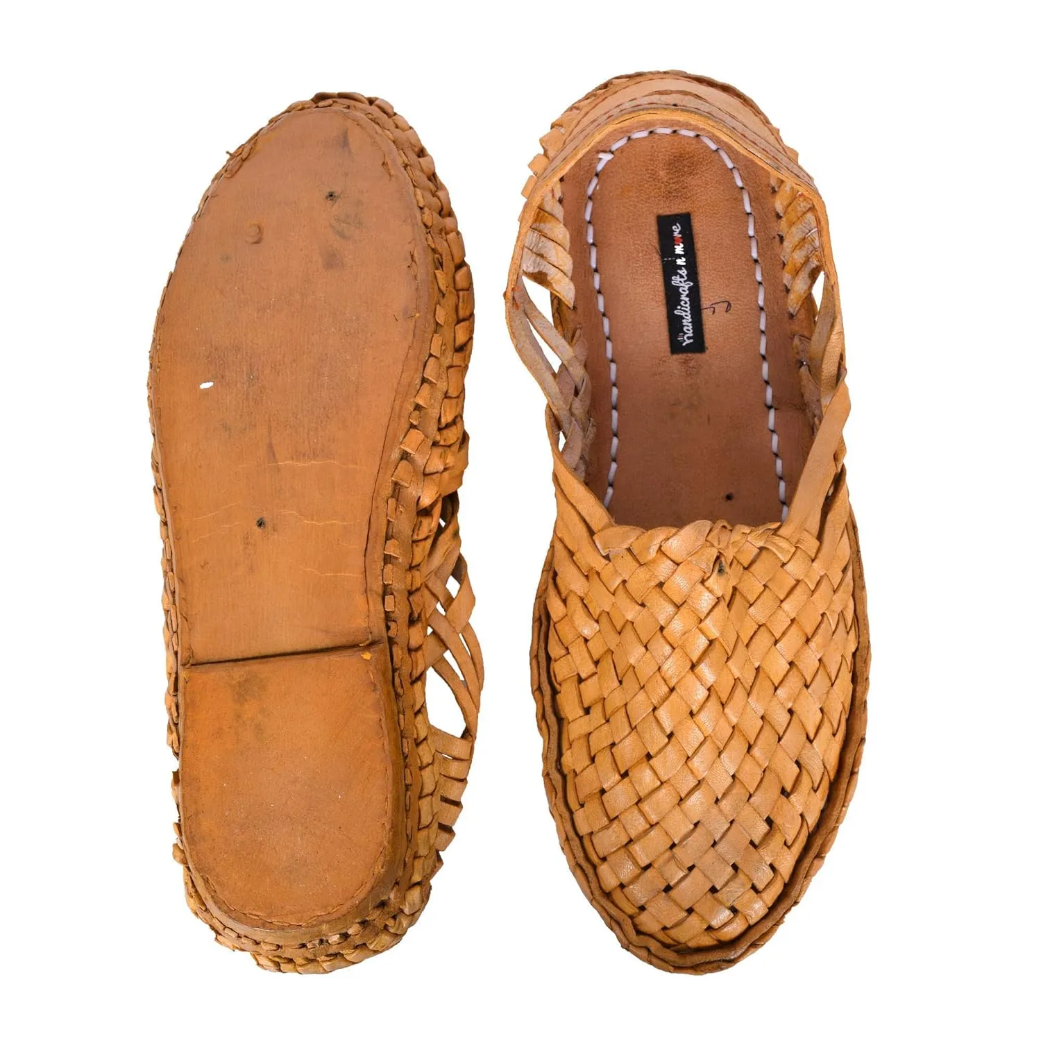 The Criss Cross Leather Men's slip on Shoes, Natural Brown Mens Flats, Mens Slippers, Flats, Handmade Slippers, Men's Shoes, Mens Casual Shoes, Indian shoes