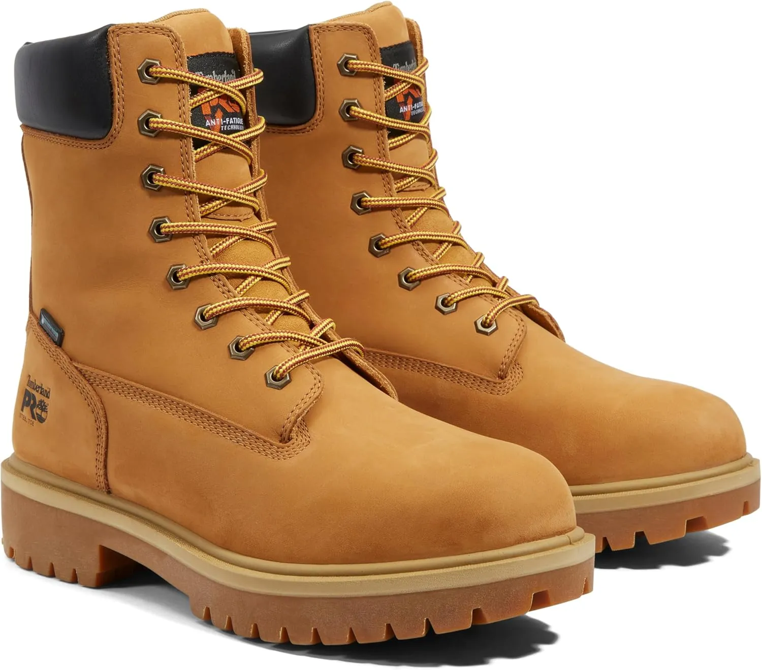 Timberland PRO Men's Direct Attach 8 Inch Steel Safety Toe Insulated Waterproof Industrial Work Boot