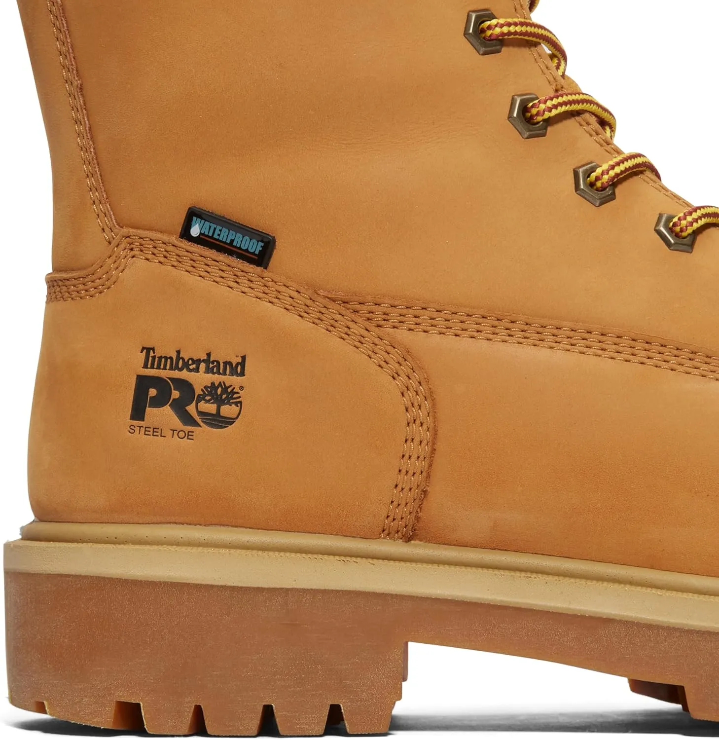 Timberland PRO Men's Direct Attach 8 Inch Steel Safety Toe Insulated Waterproof Industrial Work Boot