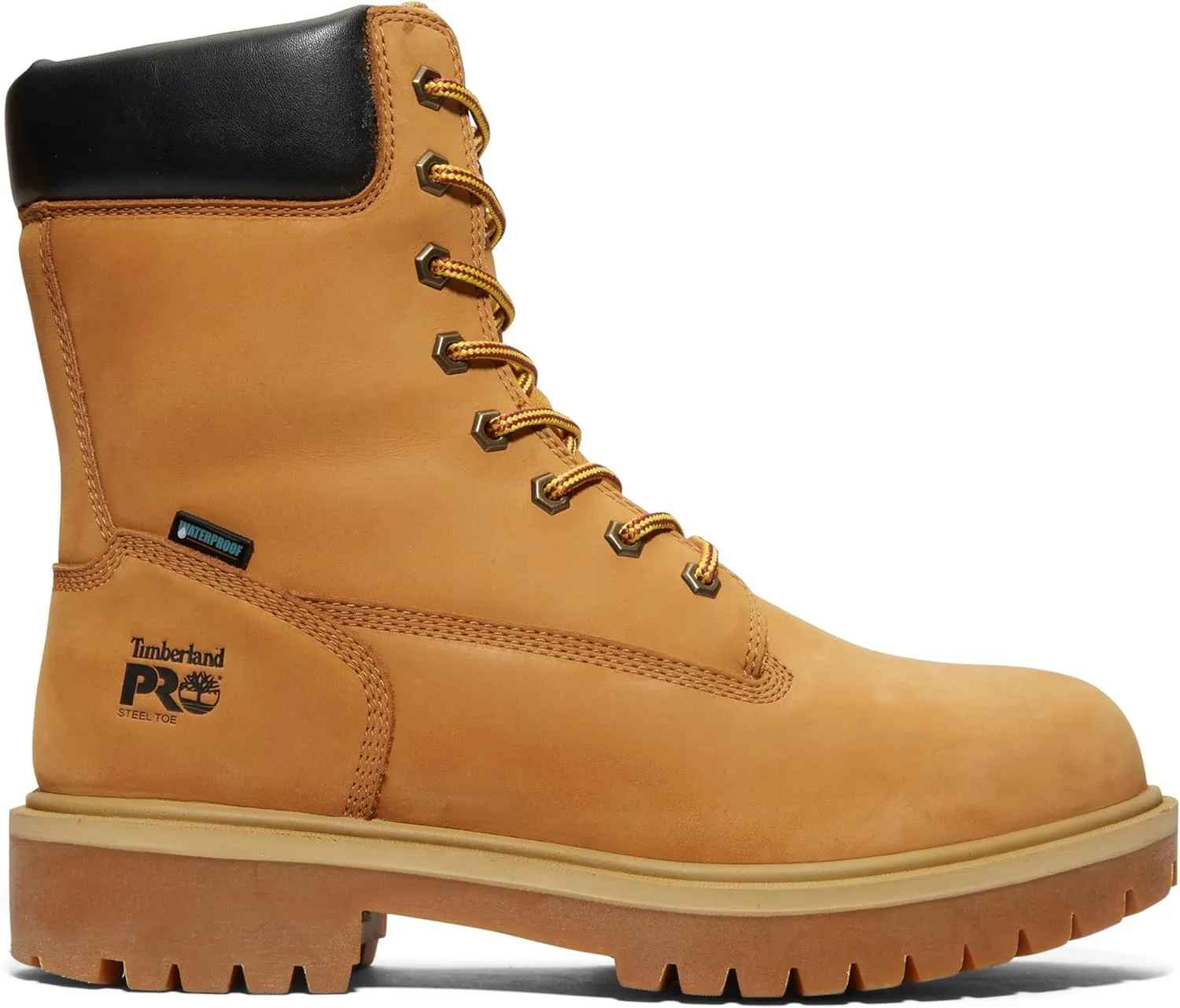 Timberland PRO Men's Direct Attach 8 Inch Steel Safety Toe Insulated Waterproof Industrial Work Boot