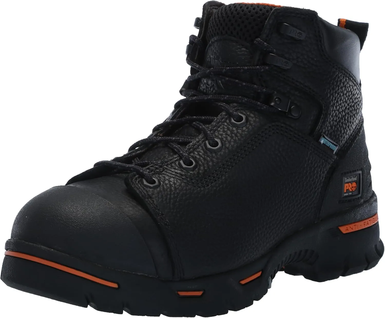 Timberland PRO Men's Endurance 6 Inch Steel Safety Toe Puncture Resistant Waterproof Industrial Work Boot, Black-2024 NEW, 13 W