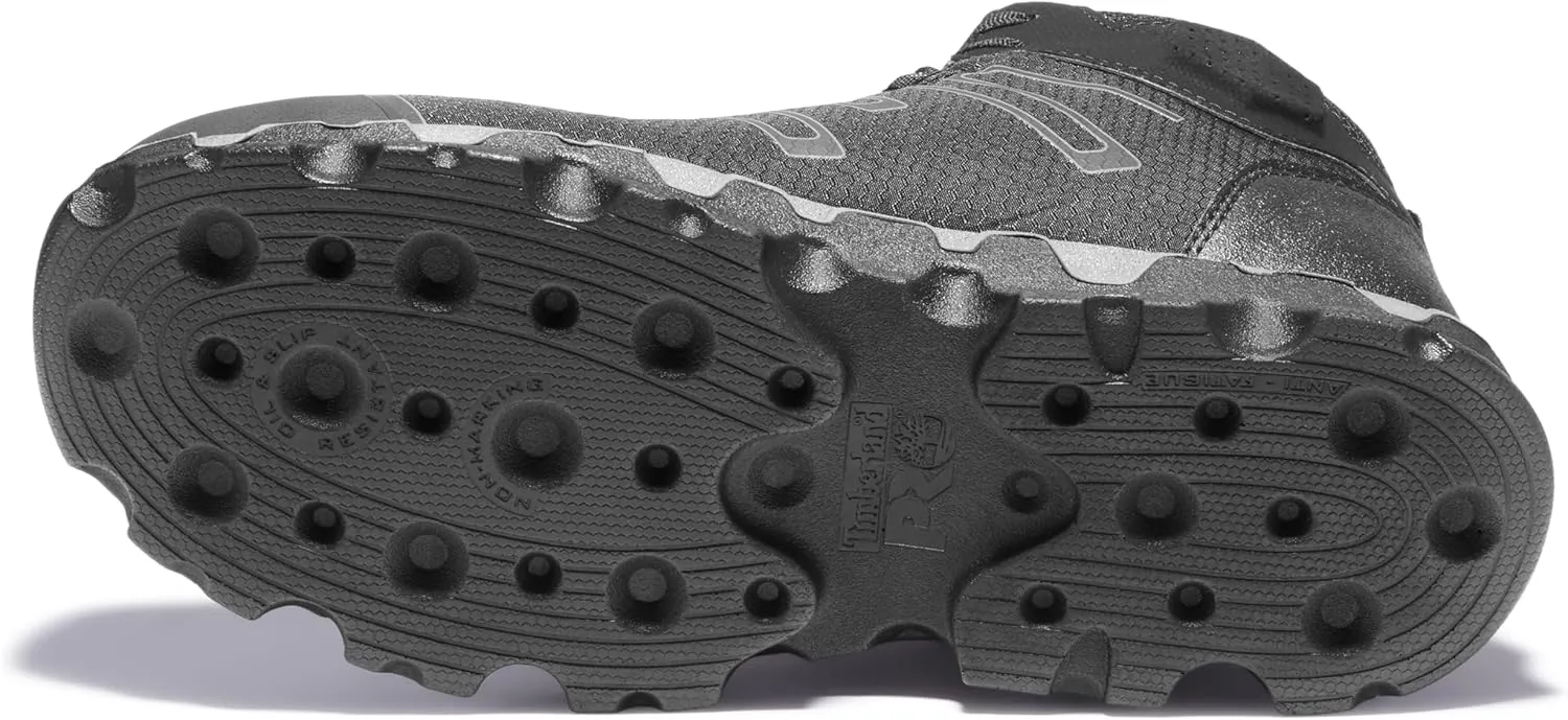 Timberland PRO Men's Powertrain Sport Mid Alloy Safety Toe Industrial Ahletic Work Shoe Athletic