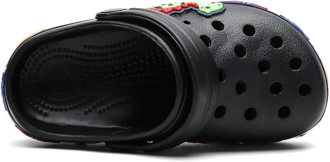 Toddler Boys Girls Cute Clogs Garden Shoes Slip on Shoes Lightweight Slides Slippers Summer Indoor Outdoor Kids Beach Pool Water Sandals