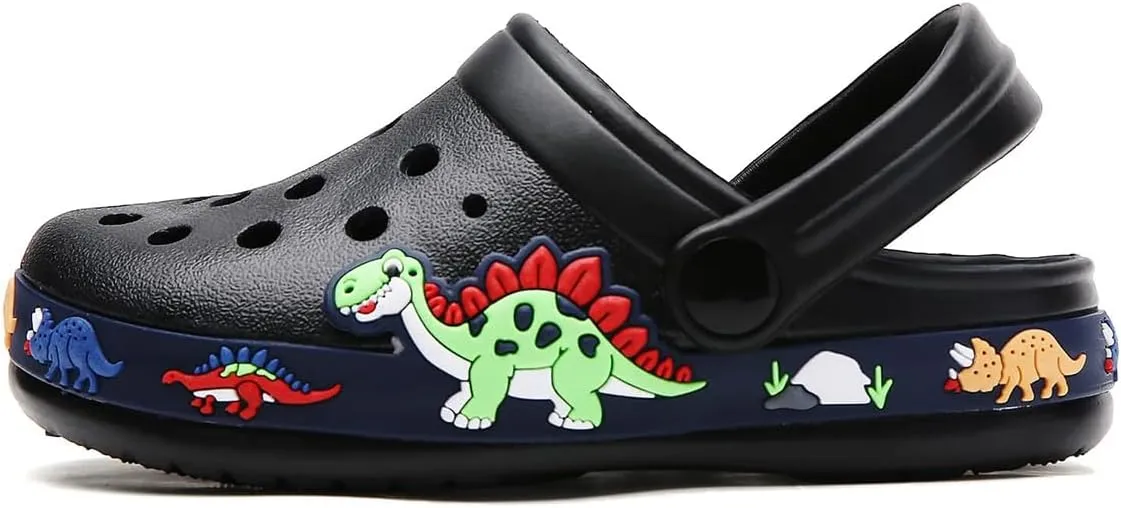 Toddler Boys Girls Cute Clogs Garden Shoes Slip on Shoes Lightweight Slides Slippers Summer Indoor Outdoor Kids Beach Pool Water Sandals