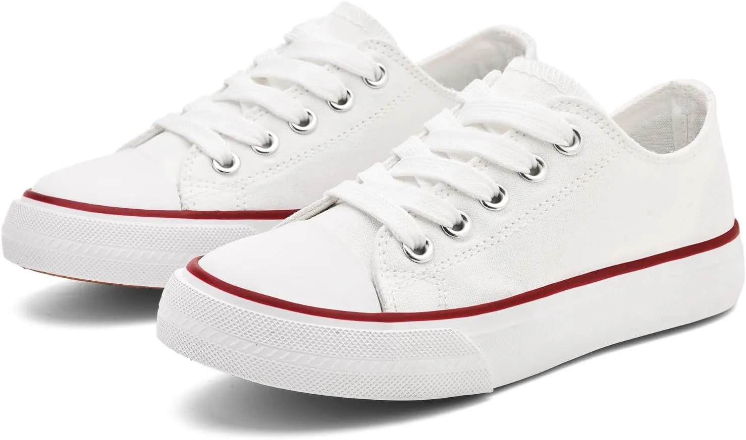 Toddler Canvas Sneakers, Non-Slip & Durable Sports Shoes for Boys & Girls, Cushioned, Breathable Kids Sneakers