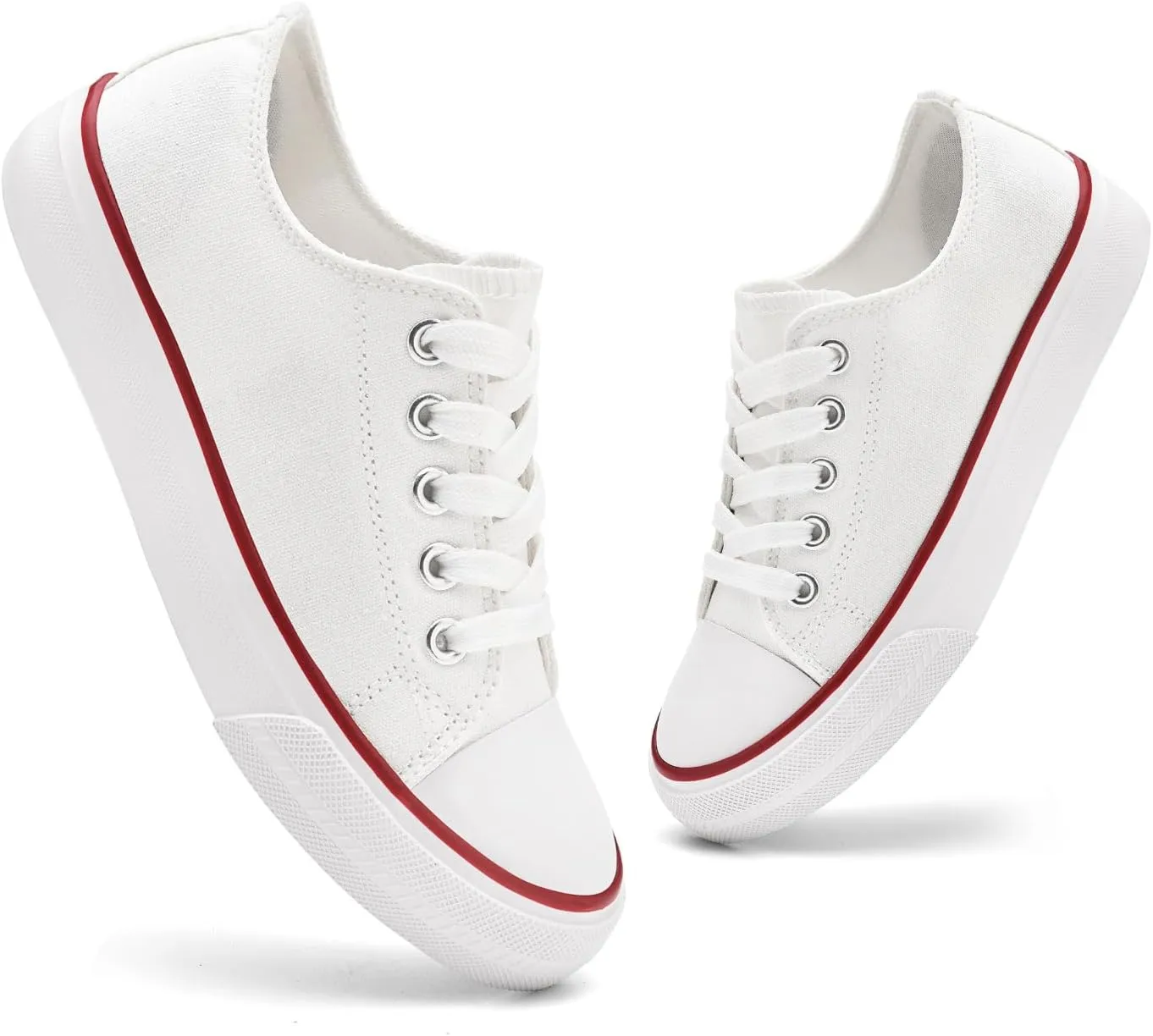 Toddler Canvas Sneakers, Non-Slip & Durable Sports Shoes for Boys & Girls, Cushioned, Breathable Kids Sneakers