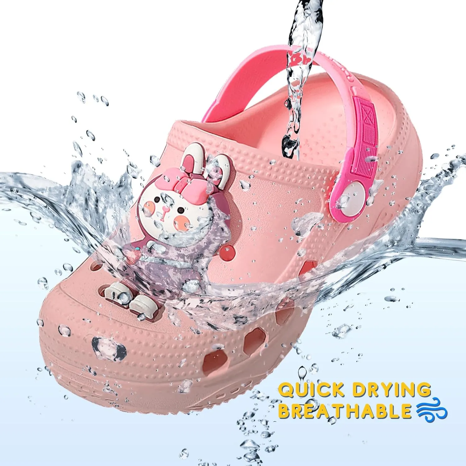 Toddler Clogs Boys Girls Kids Dinosaur Garden Shoes Slip on Sandals Slides Water Summer Shoes for Outdoor Beach Pool