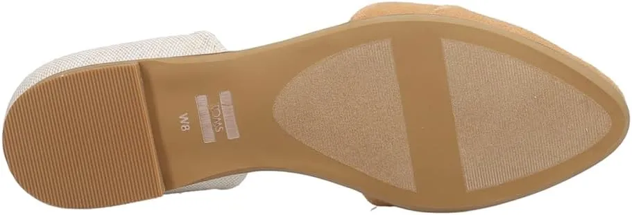 TOMS Womens Jutti Dorsay Slip On Flats Casual - Beige