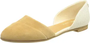 TOMS Womens Jutti Dorsay Slip On Flats Casual - Beige