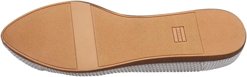 TOMS Womens Katie Slip On Flats Casual - Grey