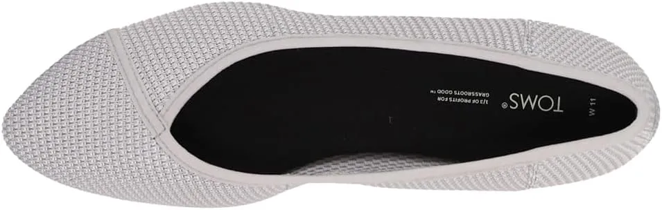 TOMS Womens Katie Slip On Flats Casual - Grey