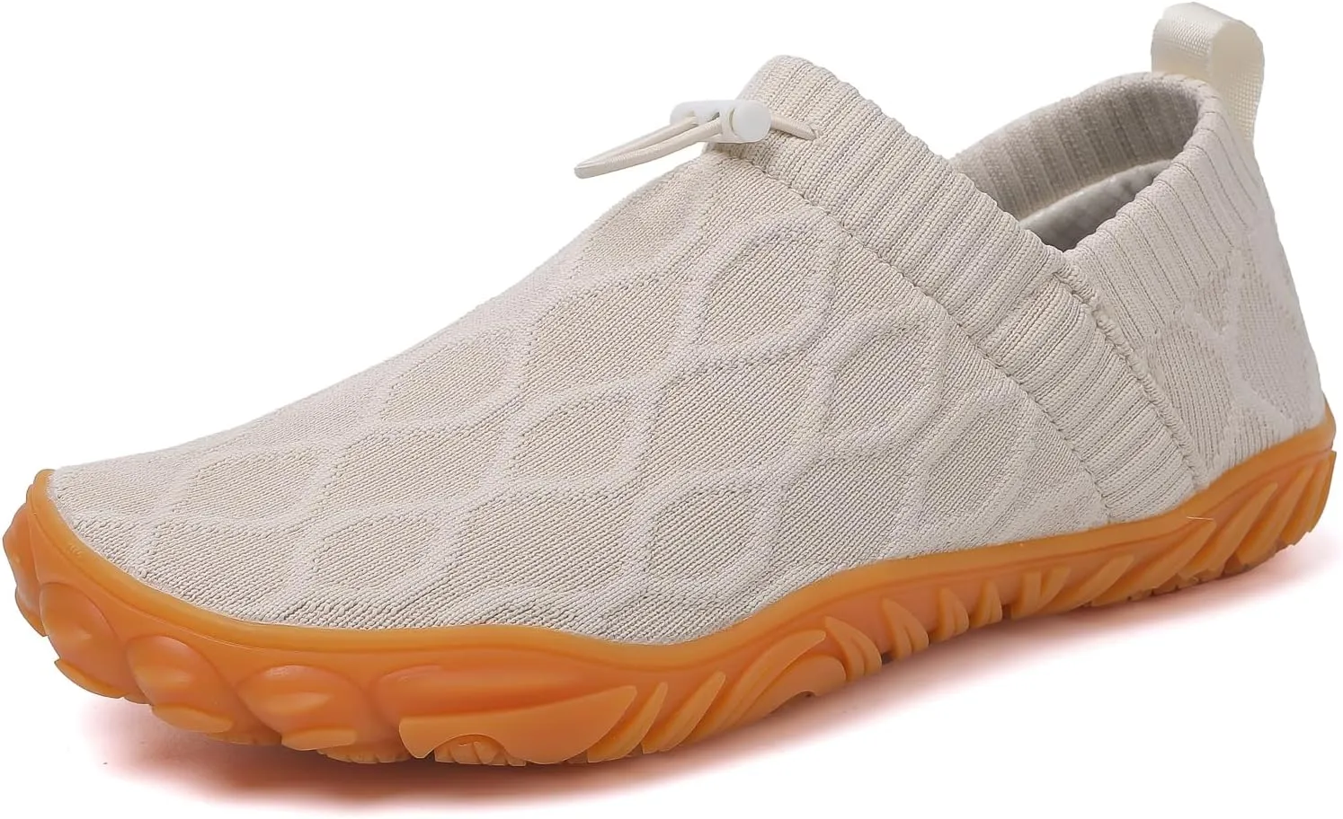Tongzone Men's Wide Toe Box Barefoot Shoes Slip-On Running Sneakers Trail-Runners Zero Drop Sole Walking Shoes