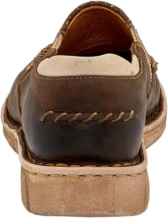 Tony Lama Womens Magdalena Slip On Flats Casual - Brown