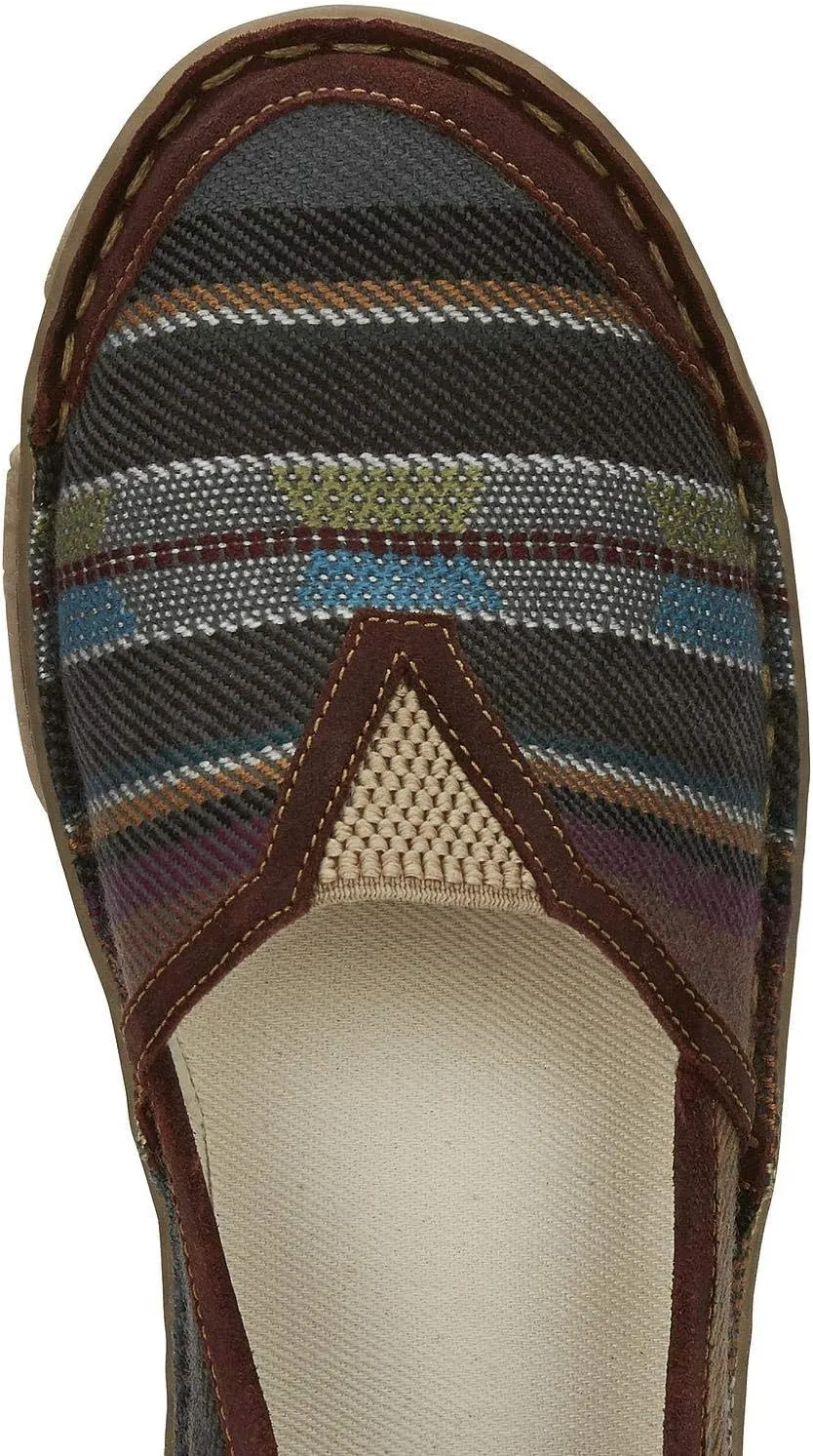 Tony Lama Womens Renata Slip On Flats Casual - Black