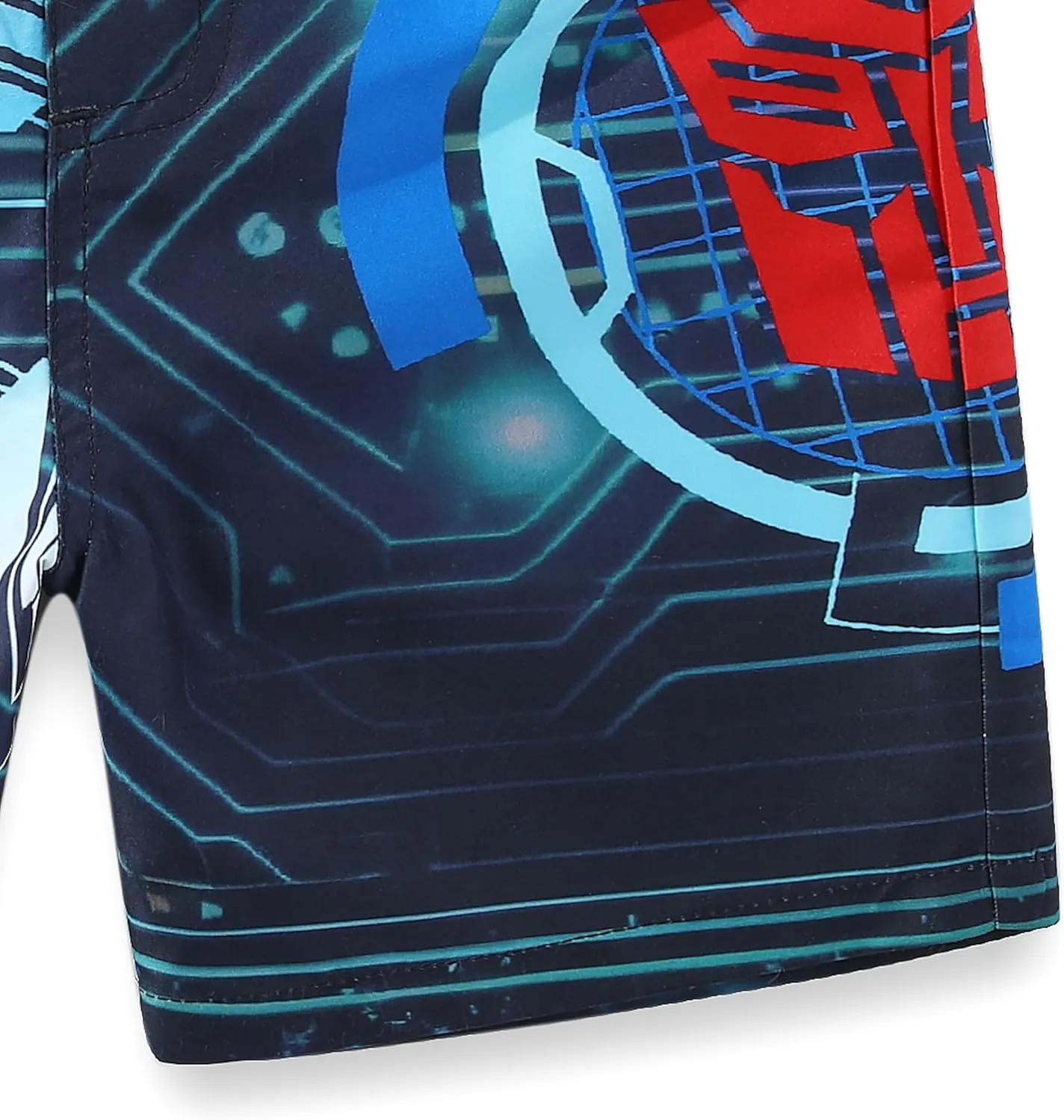 Transformers Optimus Prime Boys UPF 50  Swim Trunks Bathing Suit for Big Kids