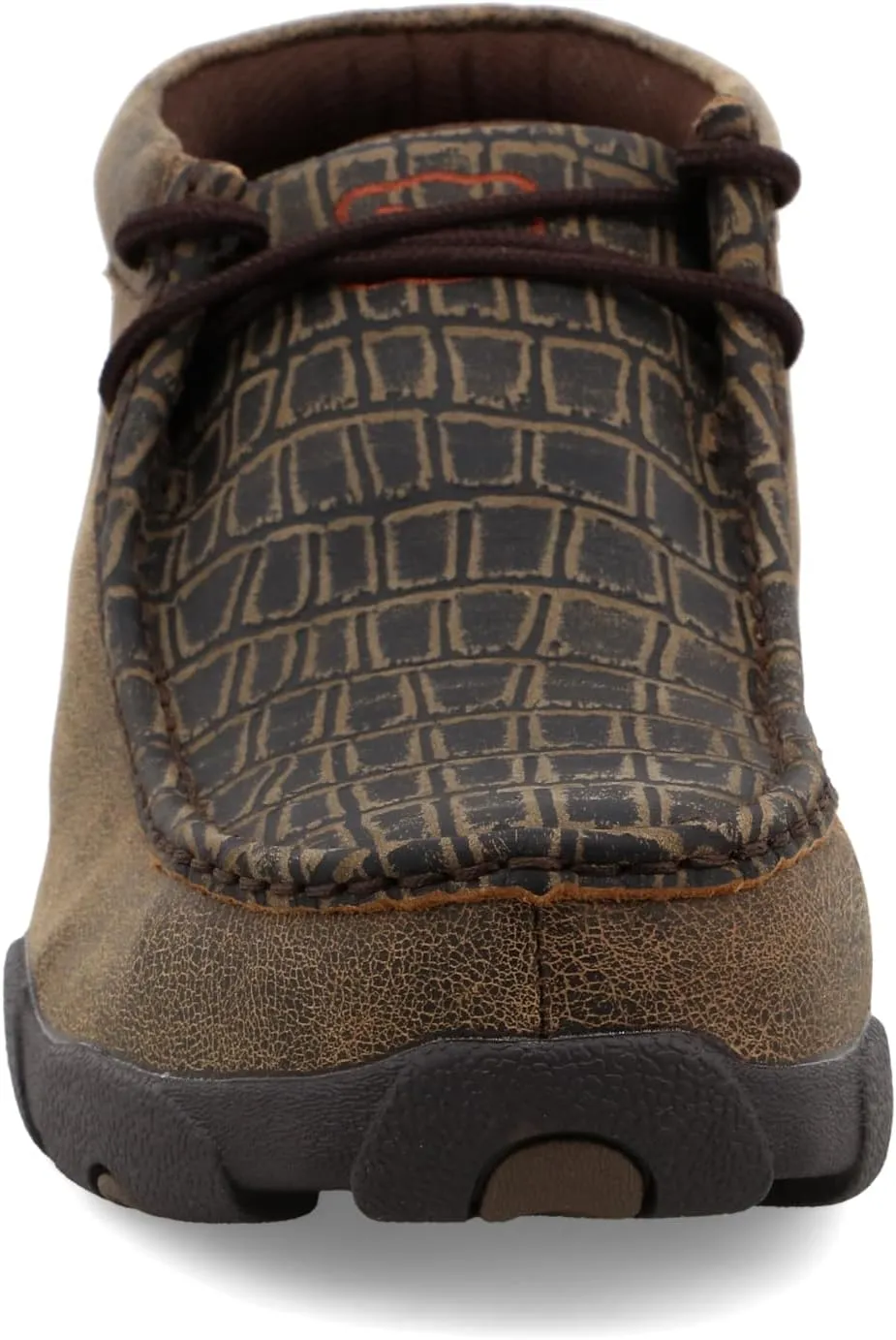Twisted X Men's Work Alloy Toe Driving Moccasins, Color: Cayman Print