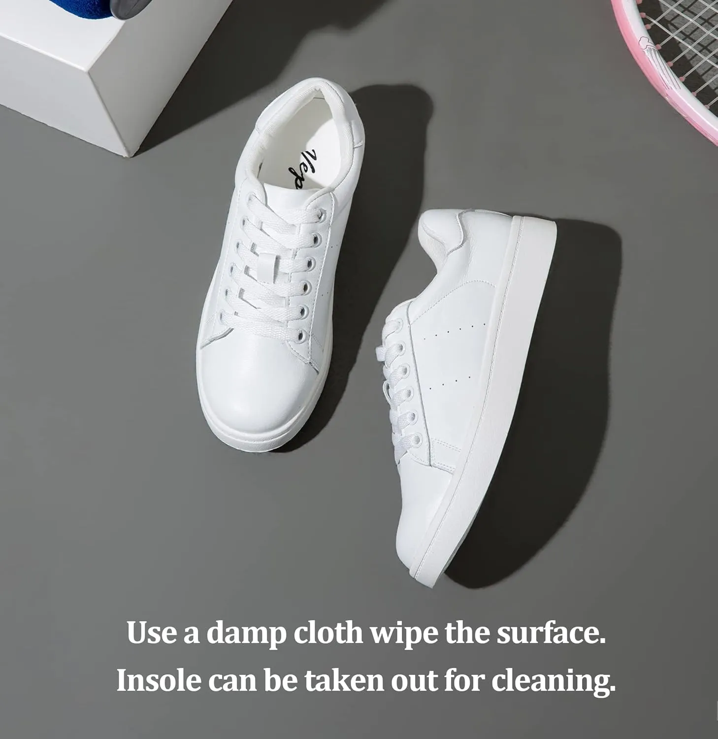 Vepose Women's Fashion Sneakers Casual Shoes Comfortable Dress Sneaker 2.0
