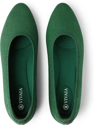VIVAIA Almond-Toe Ballet Flats Women's Casual Flats Slip on Comfortable shoes cute flats for women(Tamia 2.0)
