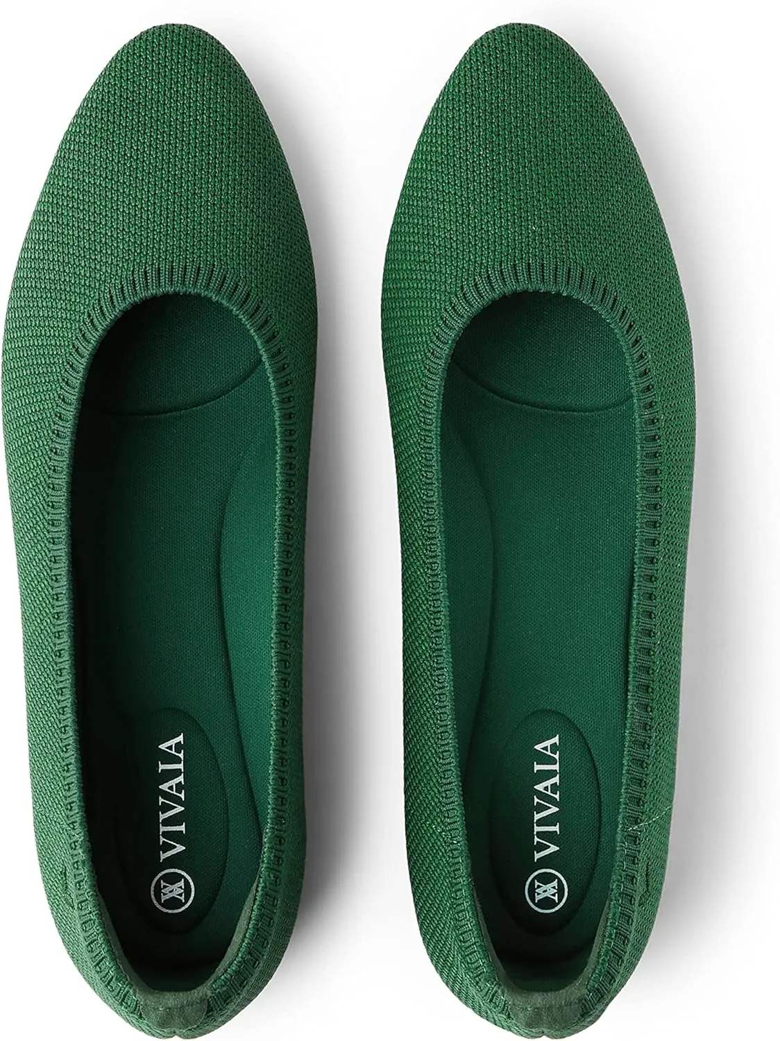 VIVAIA Almond-Toe Ballet Flats Women's Casual Flats Slip on Comfortable shoes cute flats for women(Tamia 2.0)