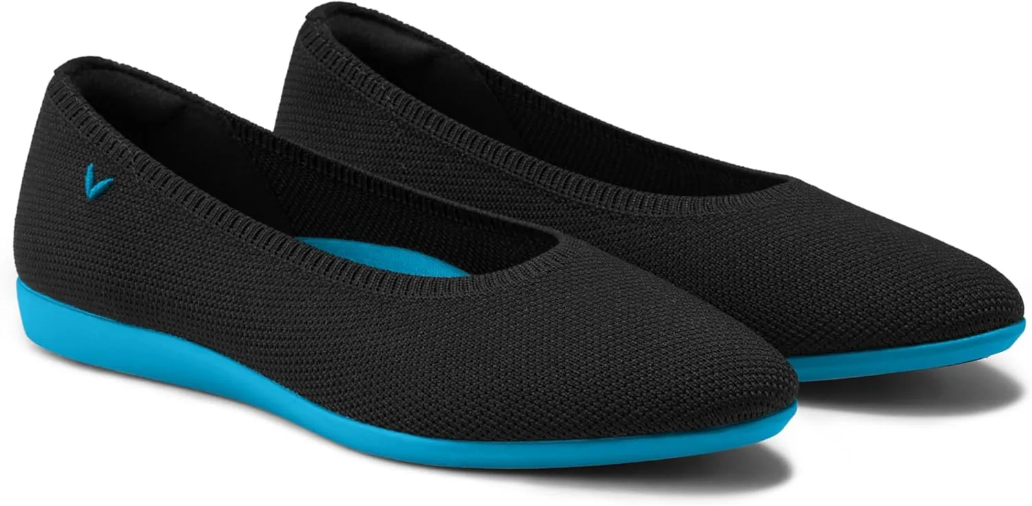 VIVAIA Tamia Walker Lightweight Almond Toe Flats for Women Slip On Washable Ballet Flats Shoes Comfortable Casual