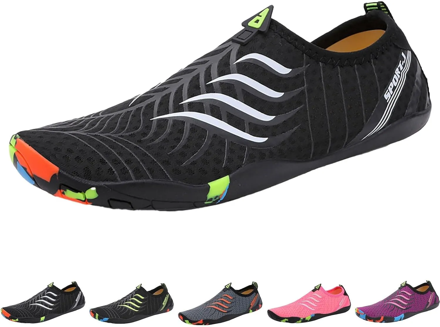 Water Shoes for Swimming Beach Pool Surf Yoga Quick Dry Aqua Barefoot Women Men Lightweight Non Slip Breathable Outdoor Activities