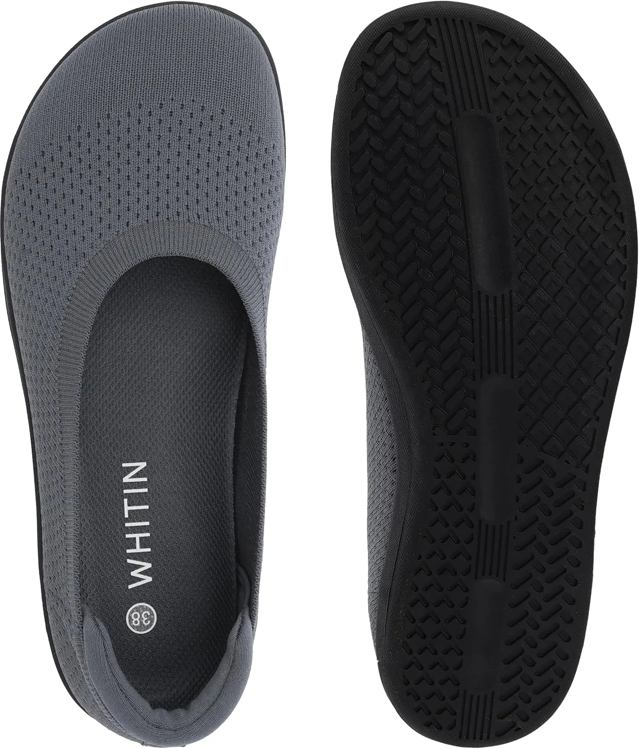 WHITIN Women's Barefoot Ballet Flats   Wide Toe Box   Zero Drop Sole