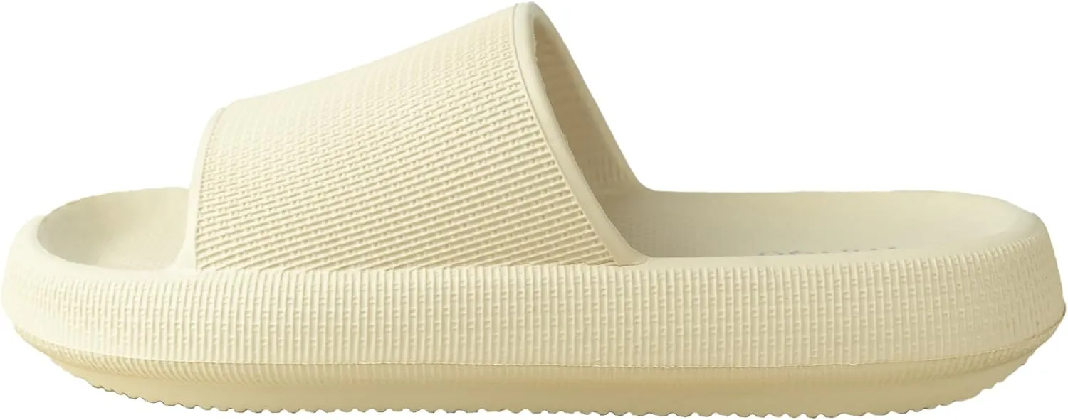 Wingu Pillow Slippers for Women and Men - Non-Slip EVA Shower Sandals | Thick 1.77-Inch Sole Slides for Indoor & Outdoor | Cloud Comfort, Quick-Dry, Lightweight House Shoes