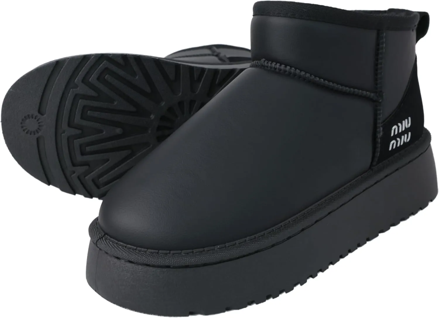 Winter Ankle Boots for Women - Water Resistant Leather Booties Non-Slip Platform Suede Mini Women's Boots - Perfect for Christmas Gifts