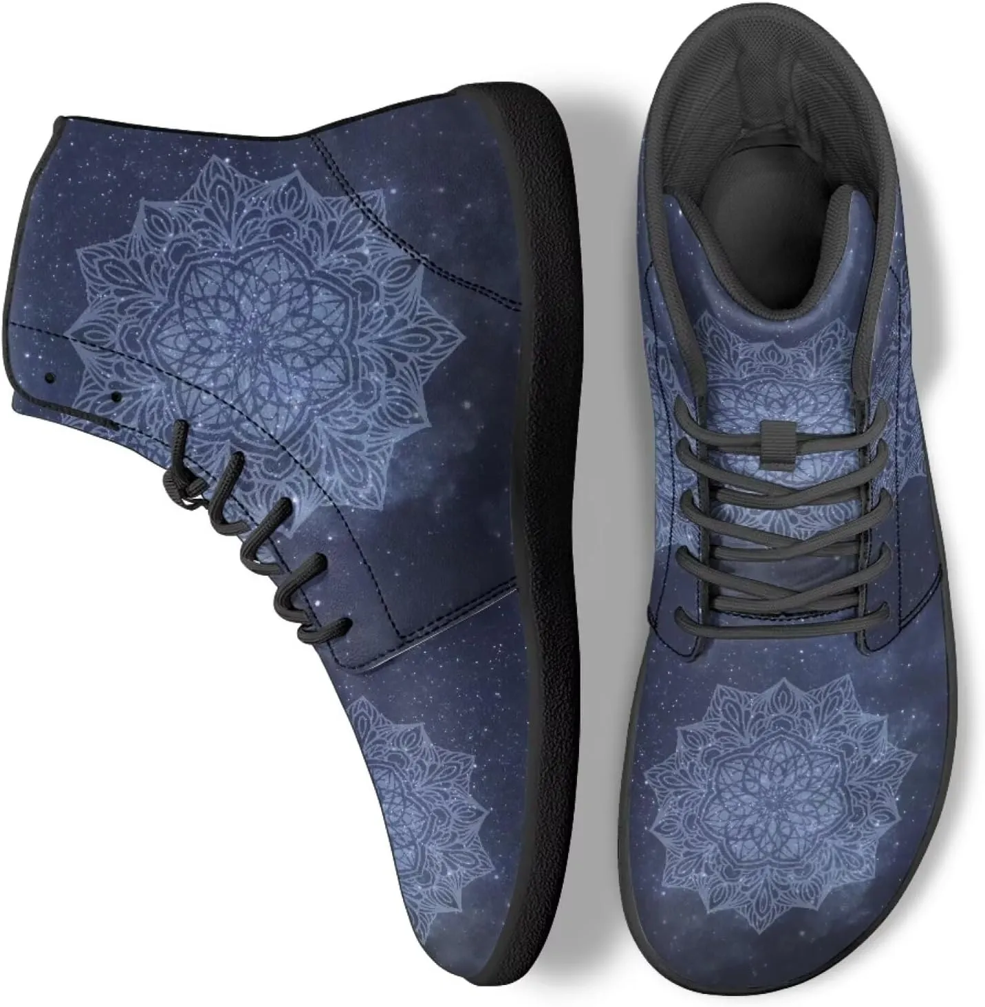 Women's Butterfly High Tops Walking Shoes PU Leather Running Sneakers Business Trainer Sneaker