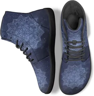 Women's Butterfly High Tops Walking Shoes PU Leather Running Sneakers Business Trainer Sneaker