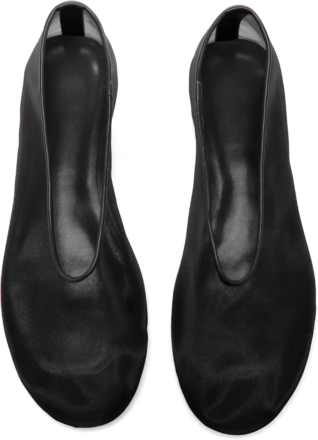 Women's Fine Mesh Ballet Flats,Round Toe Ballerina Shoes,Casual Slip On Mary Jane Flats,Comfortable Daily Dress Shoes