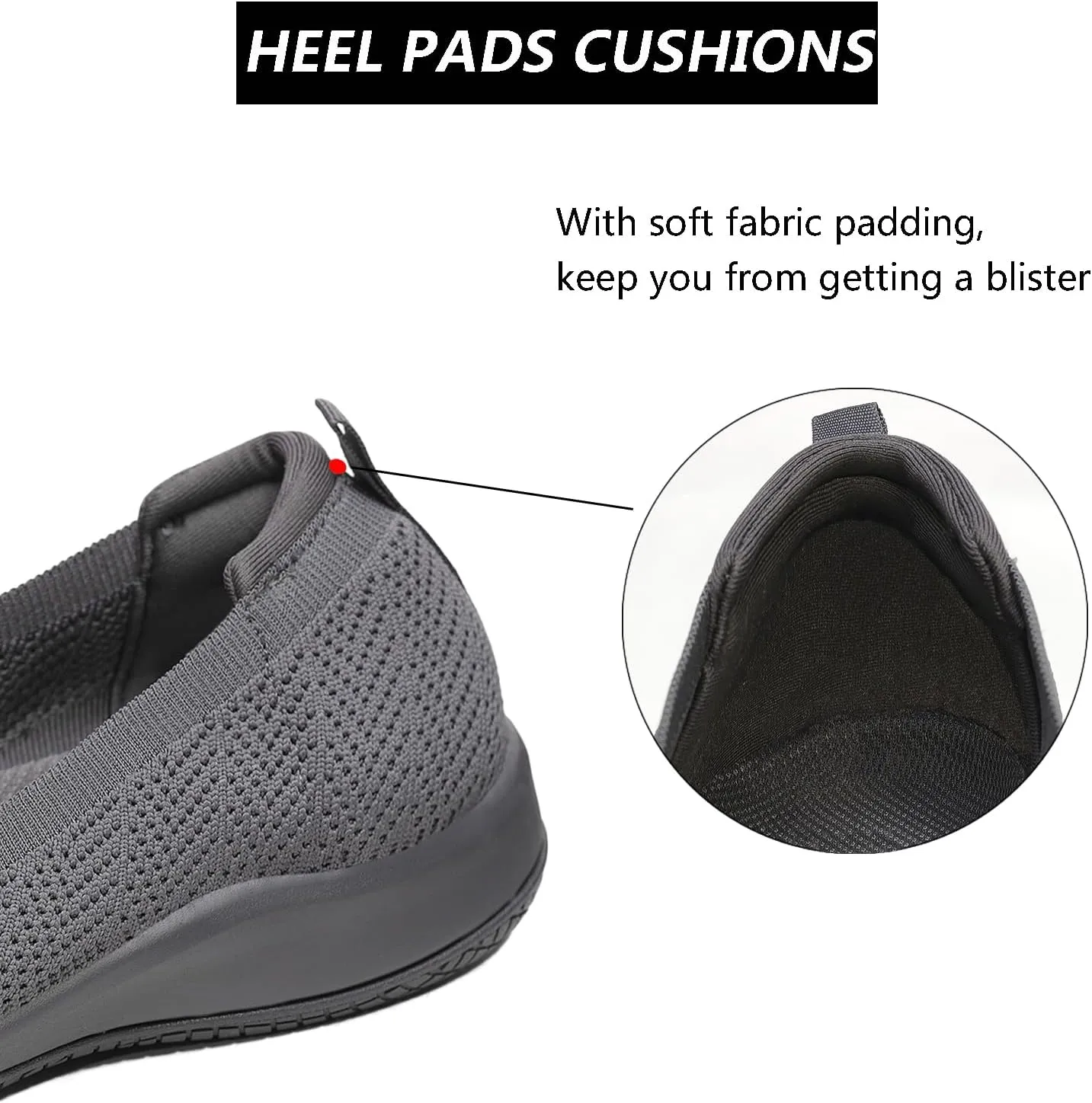 Women's Flats Slip On Go Walk Shoes for Women Comfortable Walking Sneakers Knit Low Wedge Dressy Ballet Shoes Zapatos para Mujer
