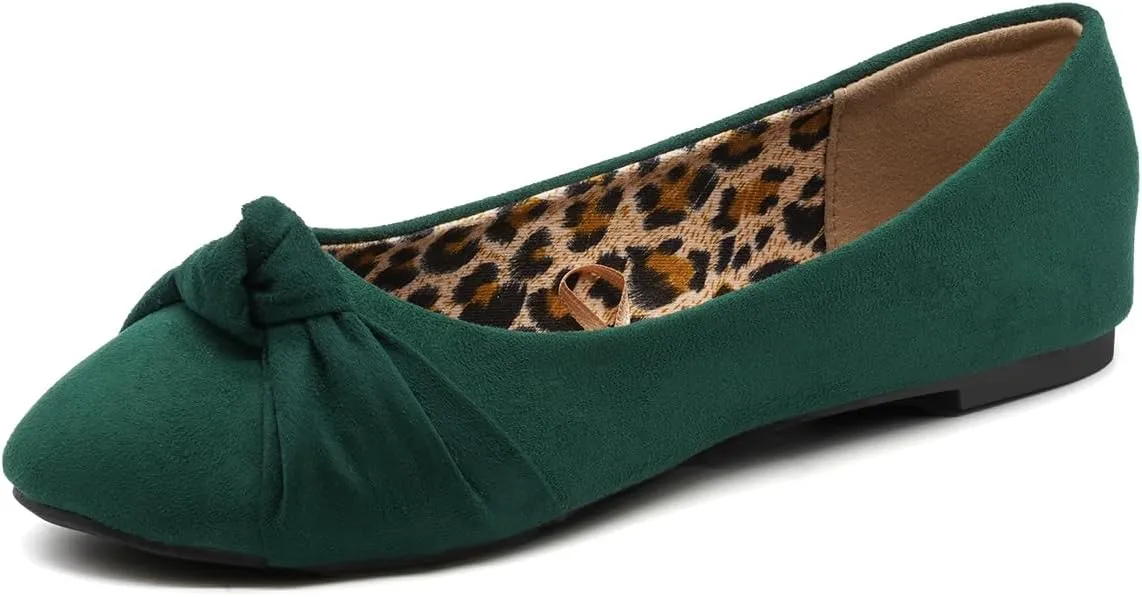 Women's flats with knot front Cute Ballet Flats for Women Casual or Dressy shoes for women Comfortable flats womens shoes