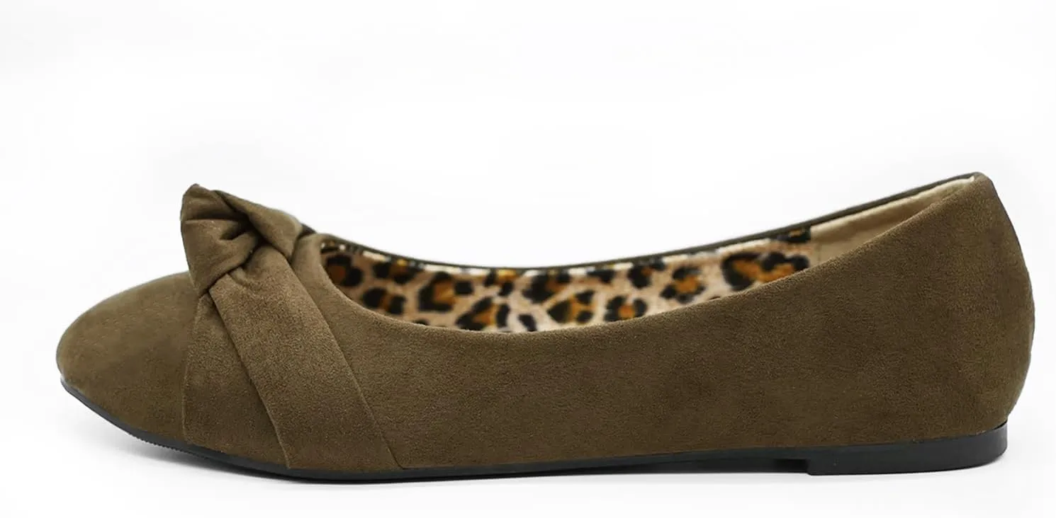 Women's flats with knot front Cute Ballet Flats for Women Casual or Dressy shoes for women Comfortable flats womens shoes