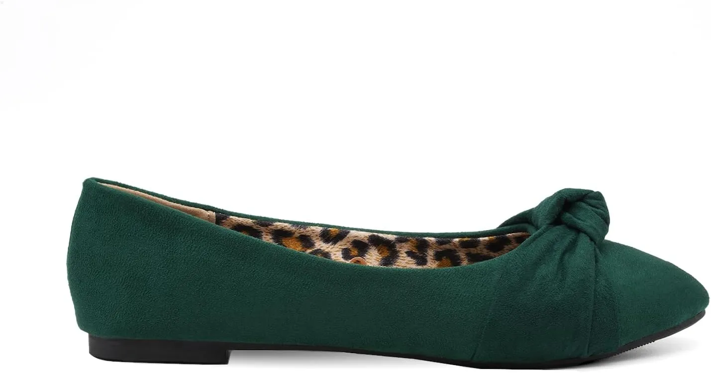 Women's flats with knot front Cute Ballet Flats for Women Casual or Dressy shoes for women Comfortable flats womens shoes