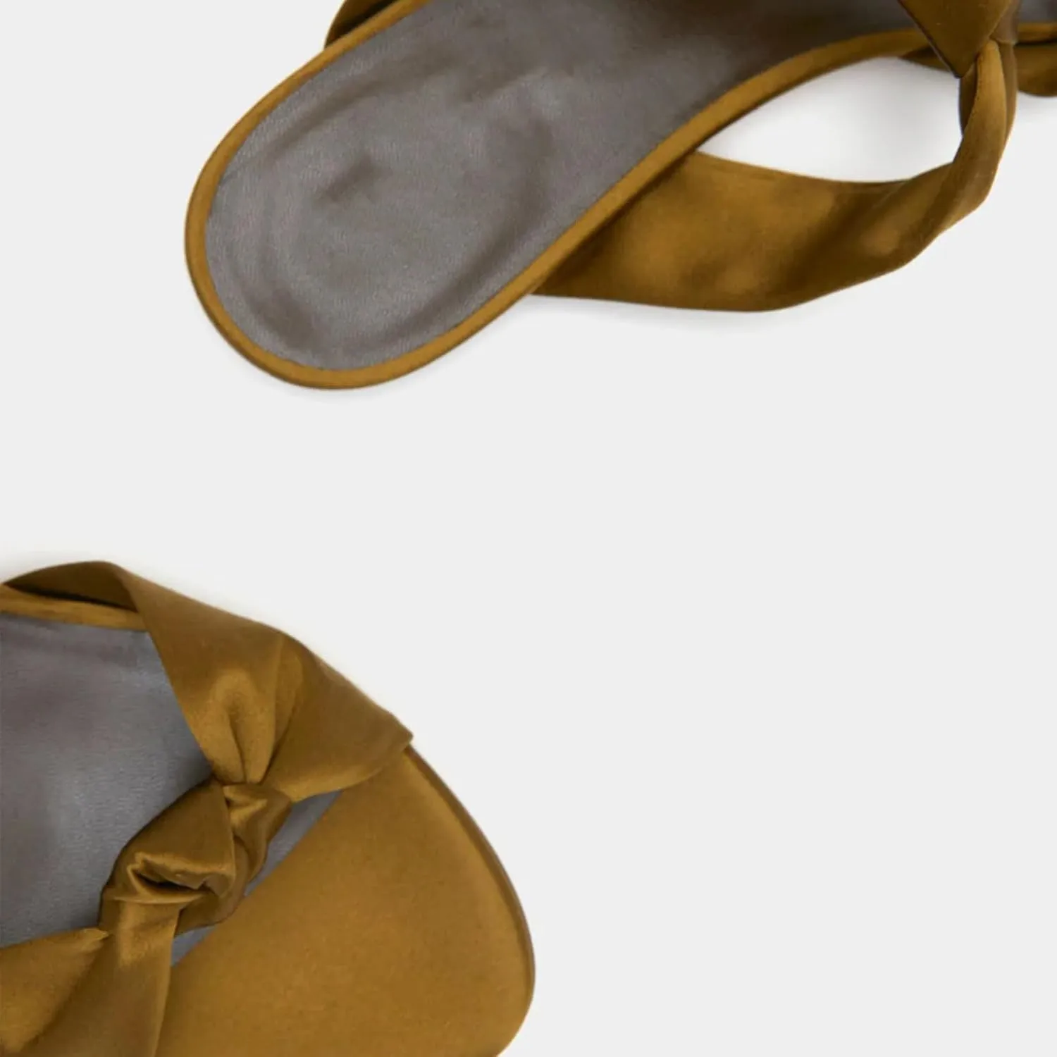 Women's Mule Flats Bow Sandal Slippers Two lace-up Flat Shopping Shoes Pointed Party Shoes