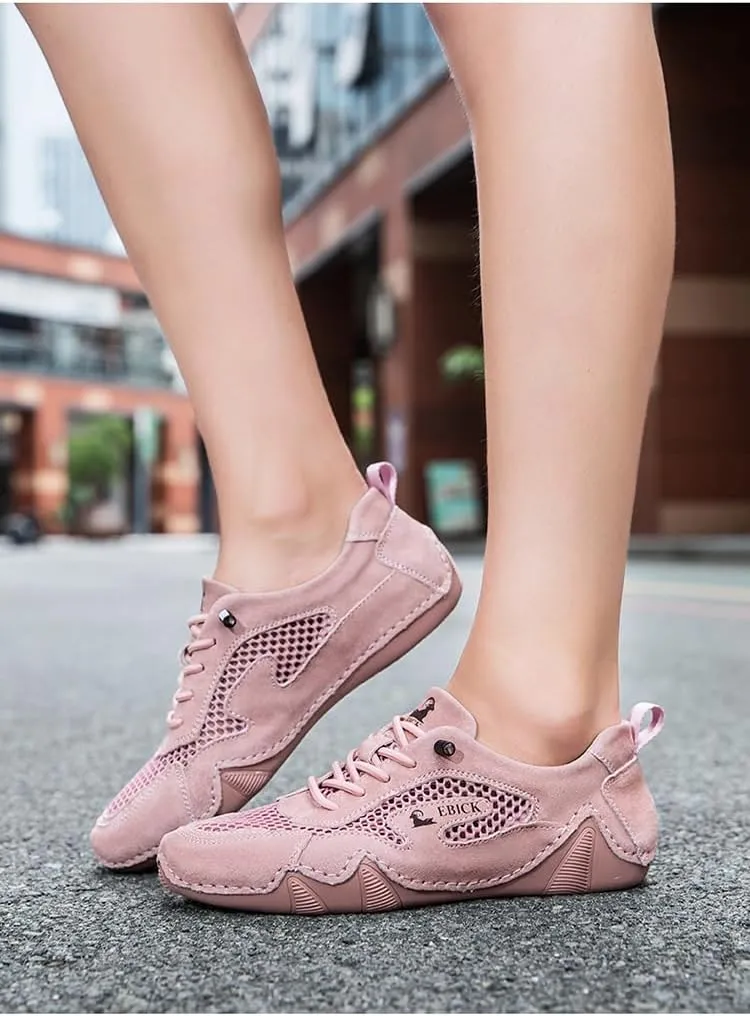 Women’S Outdoor Mesh Trail Shoes for Hiking & Walking Summer Sports Shoes Breathable Mesh Non-Slip Lightweight Casual Sneakers Italian Handmade Suede Ankle Boot