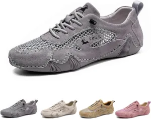 Women’S Outdoor Mesh Trail Shoes for Hiking & Walking Summer Sports Shoes Breathable Mesh Non-Slip Lightweight Casual Sneakers Italian Handmade Suede Ankle Boot