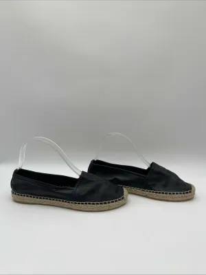 Women’s Saint Laurent Espadrilles Flats Black Size 39.5 - Very Good