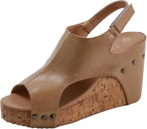 Womens Sandals Dressy Open Toe Platform Wedges Heels For Women Ankle Buckle High Heeled Sandals Summer Dress Shoes